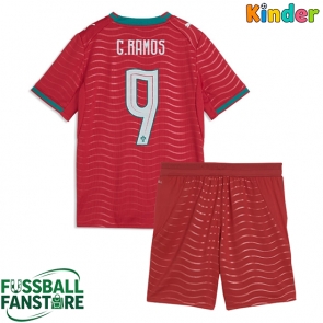 Portugal Goncalo Ramos #9 Replik Heimtrikot Kinder WM 2026 Kurzarm (+ Kurze Hosen)